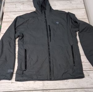 Mountain Hardwear Lightweight Insulated Black Jacketmen Size Large